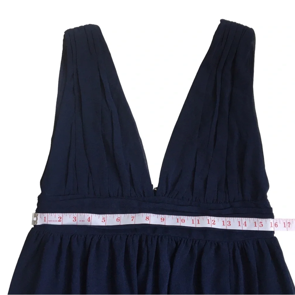 Lulu’s Heavenly Hues Navy Blue Maxi Dress Size Large - Picture 12 of 17